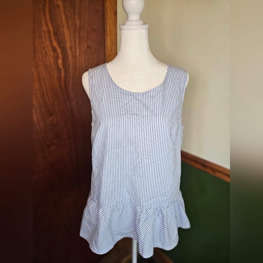 Striped Sleeveless Top
